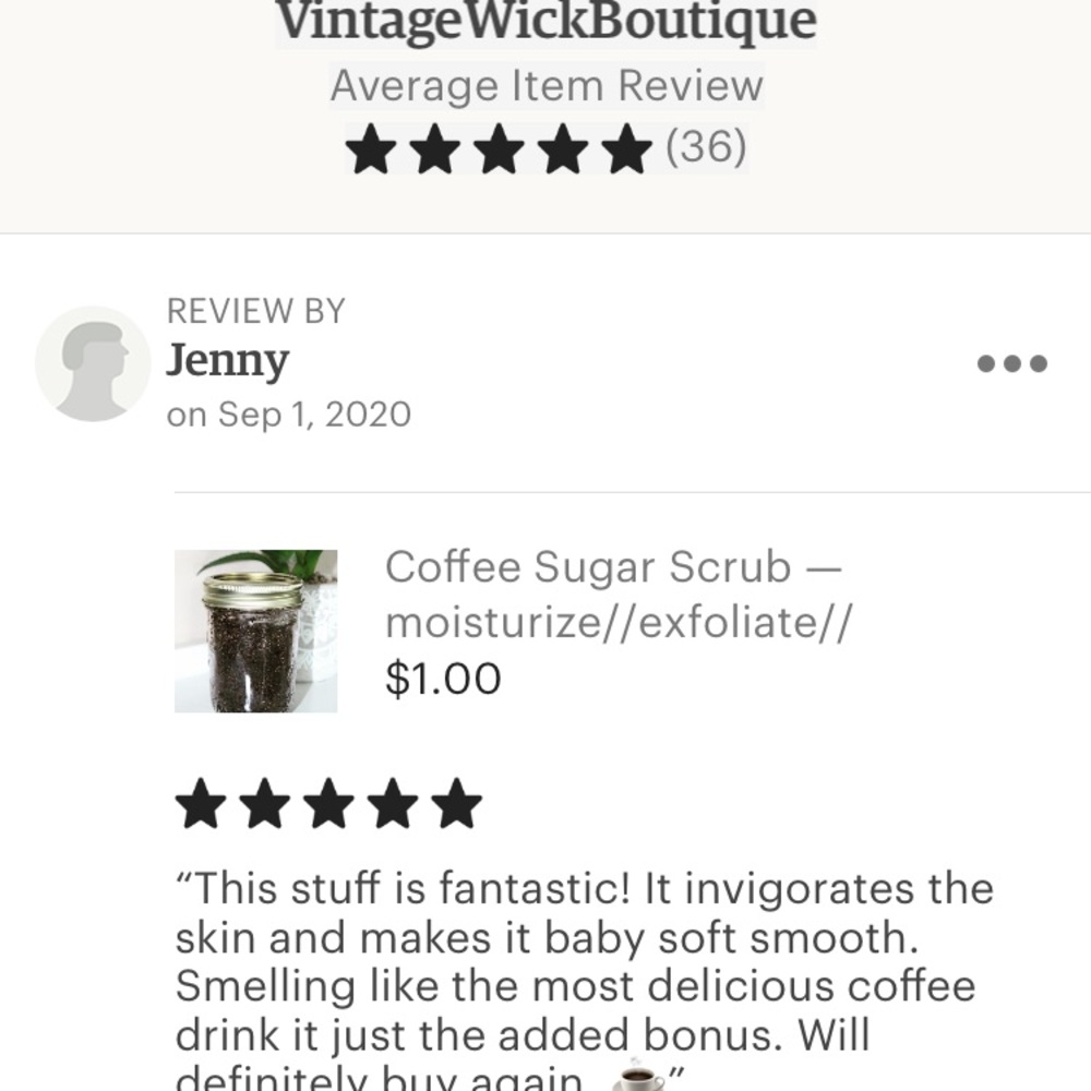 🌟SALE🌟 Coffeeholic Soft Skin Body Scrub- large - Picture 3 of 6